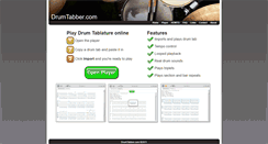 Desktop Screenshot of drumtabber.com